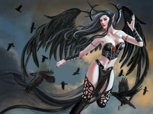Thorn Angel Gothic Art Jigsaw Puzzle By SunsOut