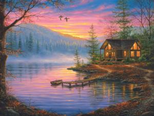 Sunset Serenity 300 pc Jigsaw Puzzle by SUNSOUT INC