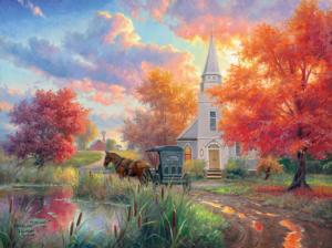 Sunday Morning Churches Jigsaw Puzzle By SunsOut