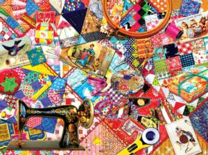 Grandma's Quilts, 1000 Pieces, Cobble Hill | Puzzle Warehouse