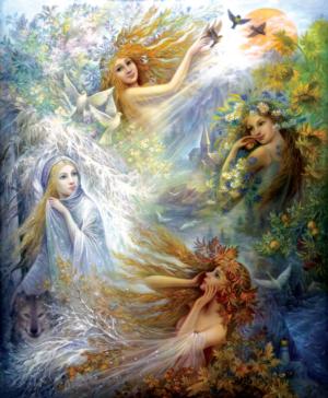 Seasons Angels Jigsaw Puzzle By SunsOut