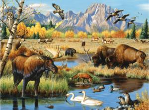 Wildlife Gathering Forest Animal Jigsaw Puzzle By SunsOut