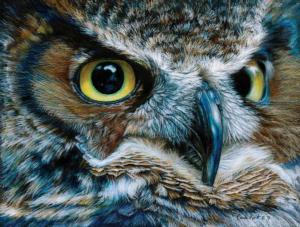Dark Owl Birds Jigsaw Puzzle By SunsOut