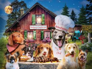 Wolfgang's Campfire Dogs Jigsaw Puzzle By SunsOut
