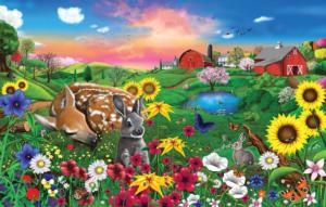 Pasture Buddies Flowers Jigsaw Puzzle By SunsOut