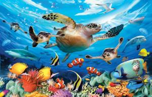 Journey of the Sea Turtles Fish Jigsaw Puzzle By SunsOut