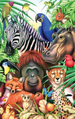 Jungle Magic Jungle Animals Jigsaw Puzzle By SunsOut
