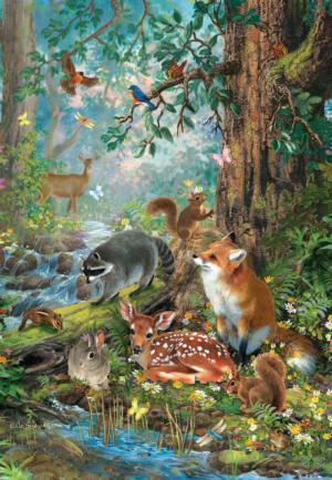 Gathered in the Forest Forest Jigsaw Puzzle By SunsOut