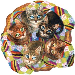 Kitten Basket Cats Jigsaw Puzzle By SunsOut