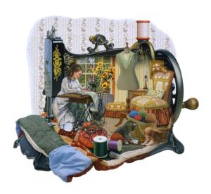 Sewing Memories Around the House Jigsaw Puzzle By SunsOut