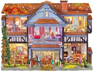Autumn Country House Around the House Jigsaw Puzzle By SunsOut
