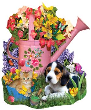 Spring Watering Can Flower & Garden Jigsaw Puzzle By SunsOut