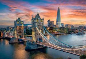 London Twilight London & United Kingdom Jigsaw Puzzle By Clementoni