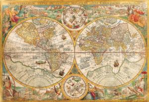 Ancient Map Maps / Geography Jigsaw Puzzle By Clementoni