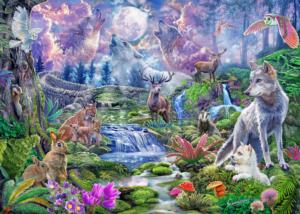 Moonlit Wild Forest Jigsaw Puzzle By Clementoni