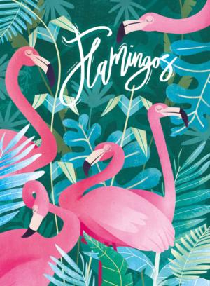 Fantastic Animal - Flamingos Birds Jigsaw Puzzle By Clementoni
