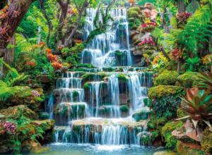 Peace Puzzle - The Waterfall Waterfall Jigsaw Puzzle By Clementoni