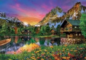 Alpine Lake Lakes & Rivers Jigsaw Puzzle By Clementoni