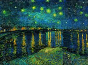 Starry Night on the Rhone Lakes & Rivers Jigsaw Puzzle By Clementoni