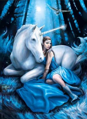 Blue Moon - Scratch and Dent Unicorn Jigsaw Puzzle By Clementoni