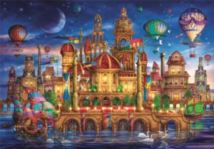 Downtown (Small Box) Fantasy Jigsaw Puzzle By Clementoni