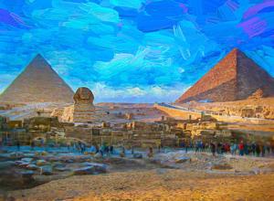 The Great  Sphinx and the Pyramids of Giza (Small Box) Egypt Jigsaw Puzzle By Clementoni