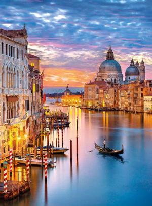 Lighting Venice Sunrise / Sunset Jigsaw Puzzle By Clementoni