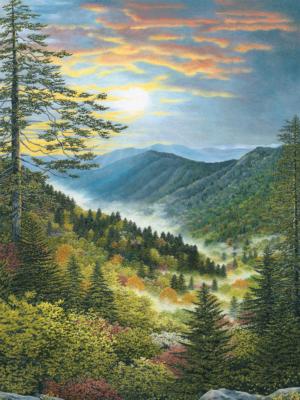 Smokies Scenic Preserve Fall Jigsaw Puzzle By Heritage Puzzles