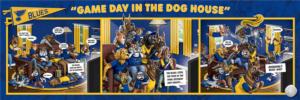 St. Louis Blues Game Day in the Dog House Sports Jigsaw Puzzle By You The Fan