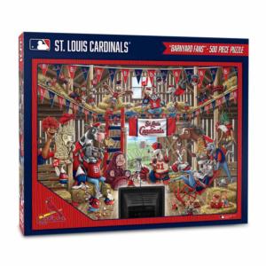 St. Louis Cardinals Barnyard Fans Sports Jigsaw Puzzle By You The Fan