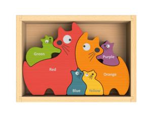 Cat Family Puzzle Educational Children's Puzzles By Begin Again
