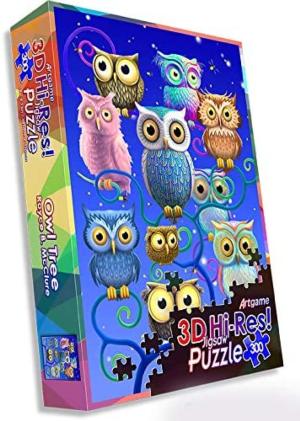 Owl Tree Birds Lenticular Puzzle By ArtGame