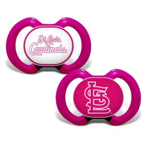 St. Louis Cardinals Pacifier 2-Pack - Pink By MasterPieces