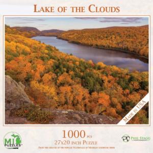 Lake of the Clouds Lakes & Rivers Jigsaw Puzzle By MI Puzzles