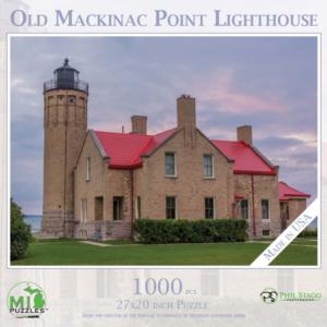 Old Mackinac Point Lighthouse Photography Jigsaw Puzzle By MI Puzzles