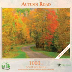 Autumn Road Photography Jigsaw Puzzle By MI Puzzles