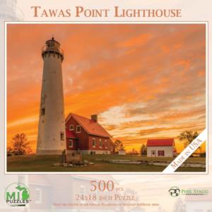 Tawas Point Lighthouse Photography Jigsaw Puzzle By MI Puzzles