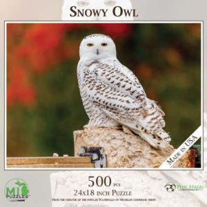 Snowy Owl Photography Jigsaw Puzzle By MI Puzzles