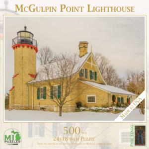 McGulpin Point Lighthouse Photography Jigsaw Puzzle By MI Puzzles