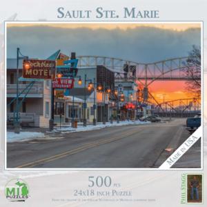 Sault Ste. Marie Sunrise & Sunset Jigsaw Puzzle By MI Puzzles