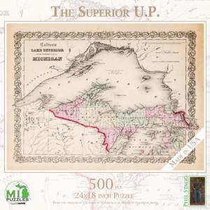 The Superior U.P. Lakes & Rivers Jigsaw Puzzle By MI Puzzles