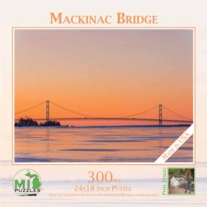 Mackinac Bridge Sunrise & Sunset Impossible Puzzle By MI Puzzles