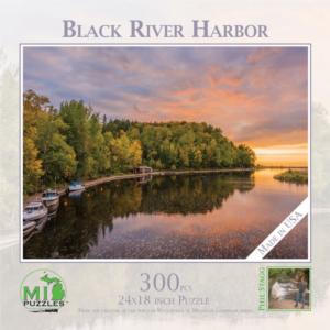Black River Harbor Lakes & Rivers Large Piece By MI Puzzles