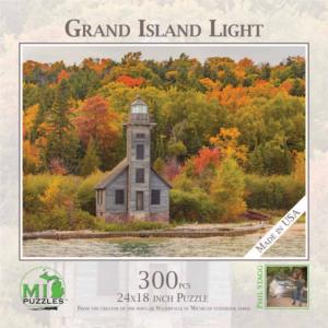 Grand Island Light Photography Jigsaw Puzzle By MI Puzzles