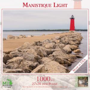 Manistique Light Lakes & Rivers Jigsaw Puzzle By MI Puzzles