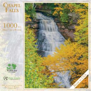 Chapel Falls Waterfall Jigsaw Puzzle By MI Puzzles