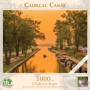 Cadillac Canal Lakes & Rivers Impossible Puzzle By MI Puzzles