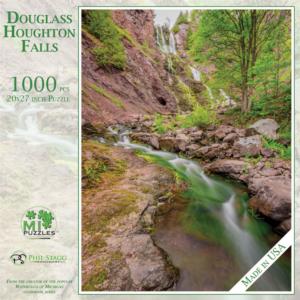Douglass Houghton Falls Waterfall Jigsaw Puzzle By MI Puzzles