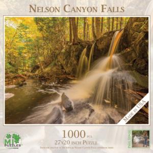 Nelson Canyon Falls Waterfall Jigsaw Puzzle By MI Puzzles