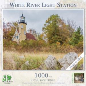 White River Light Station Photography Jigsaw Puzzle By MI Puzzles